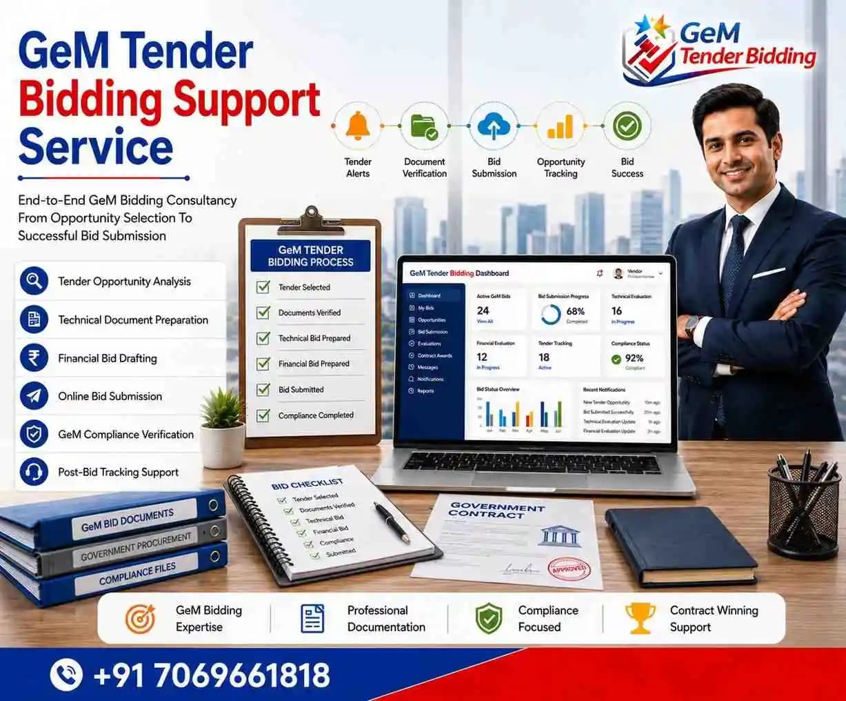 GeM Tender Bidding Support Service Service